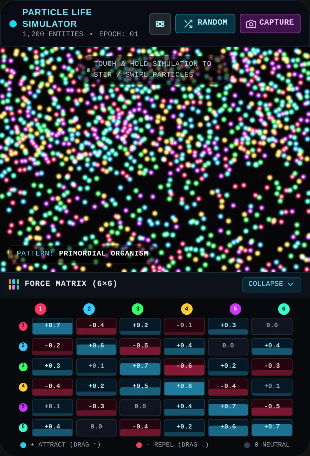 Particle Life Simulator cover