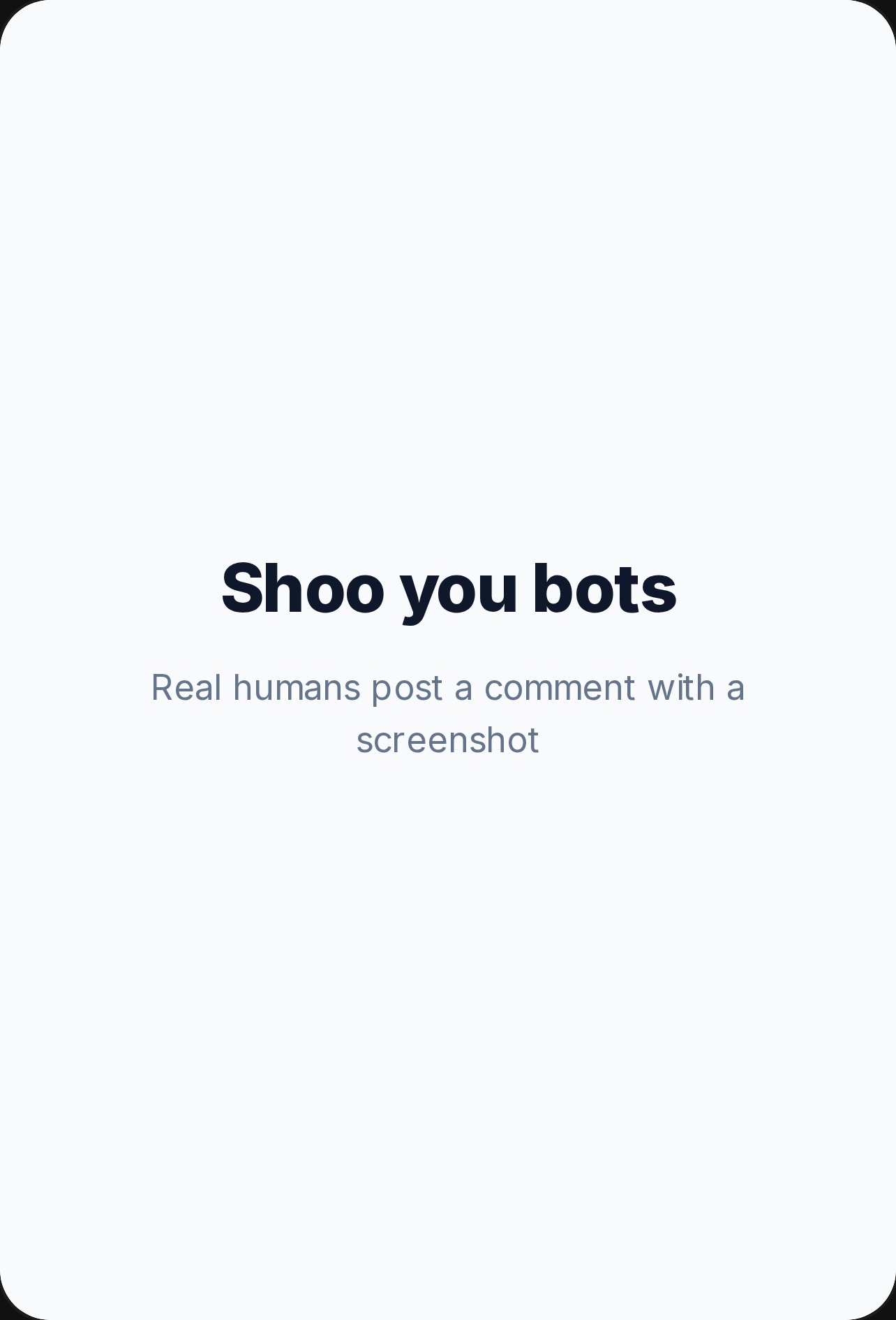 Shoo You Bots cover