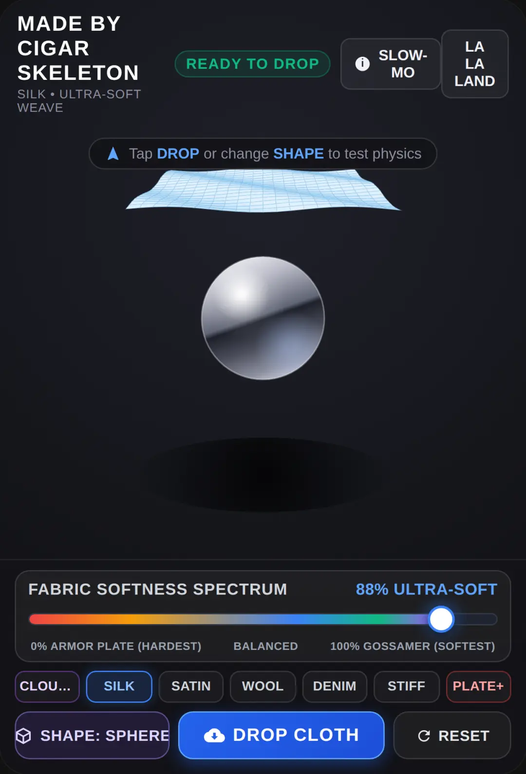 Cloth and Metal Sphere Studio cover