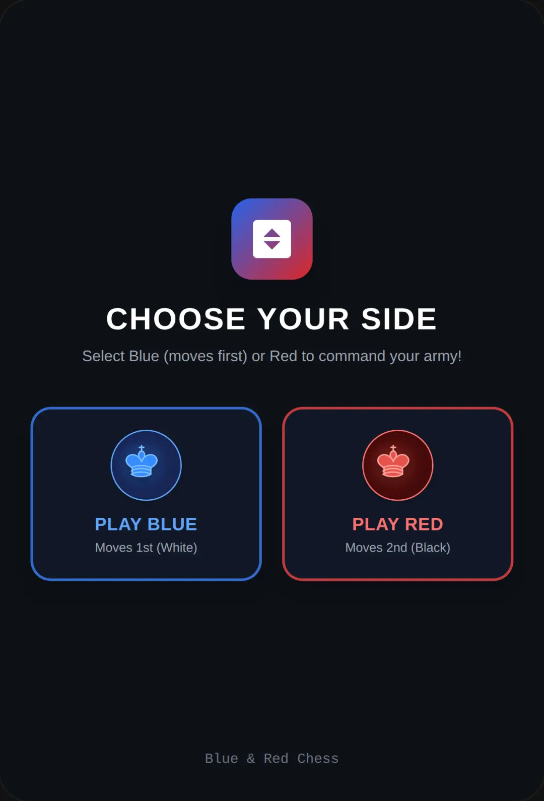 Blue vs Red Chess Gameplay cover