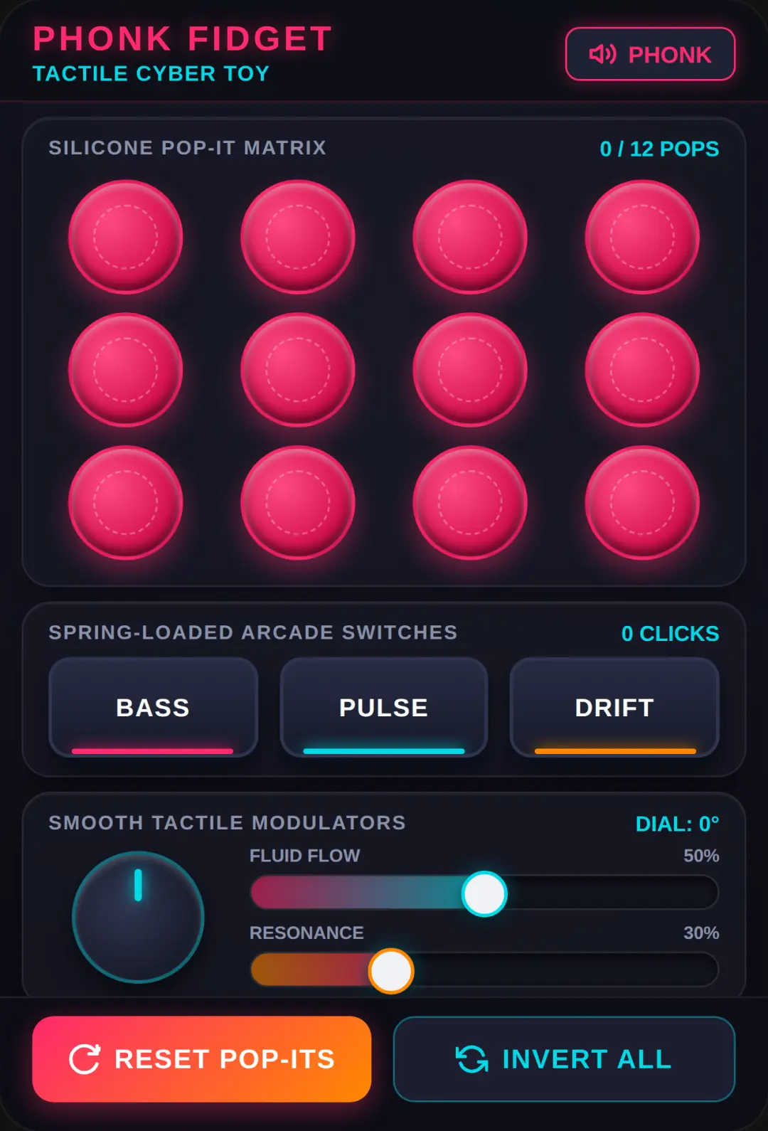 Tactile Phonk Fidget cover
