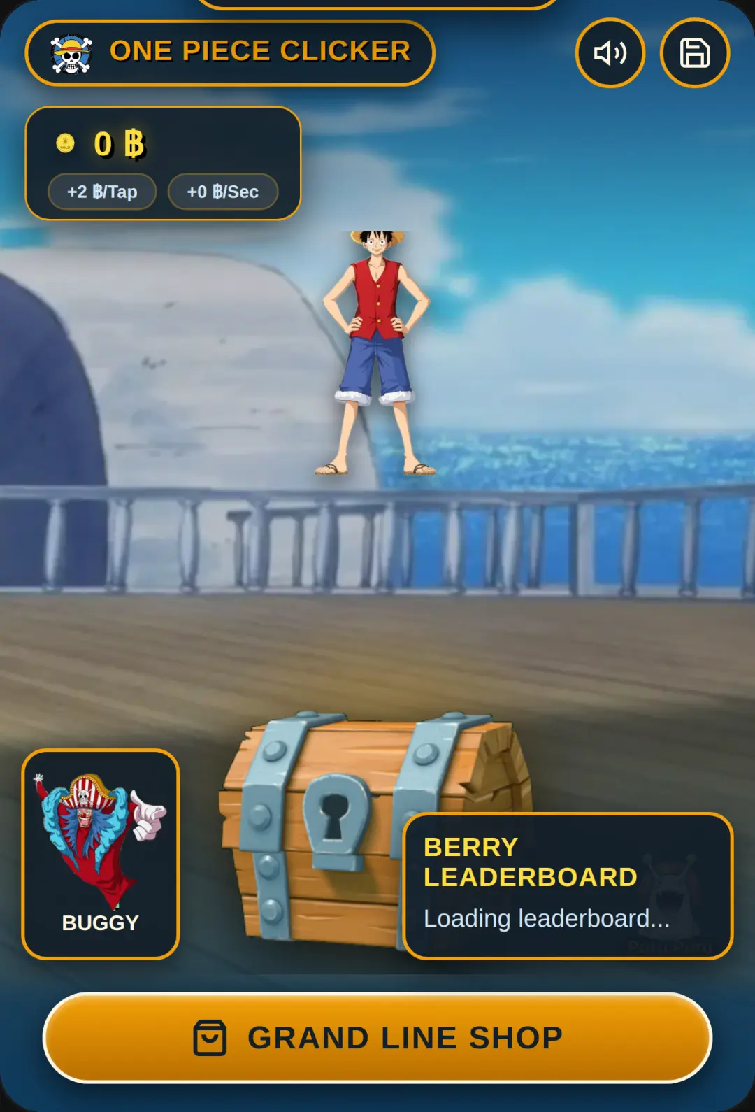 One Piece Clicker(press buggy to be on leaderboard) cover