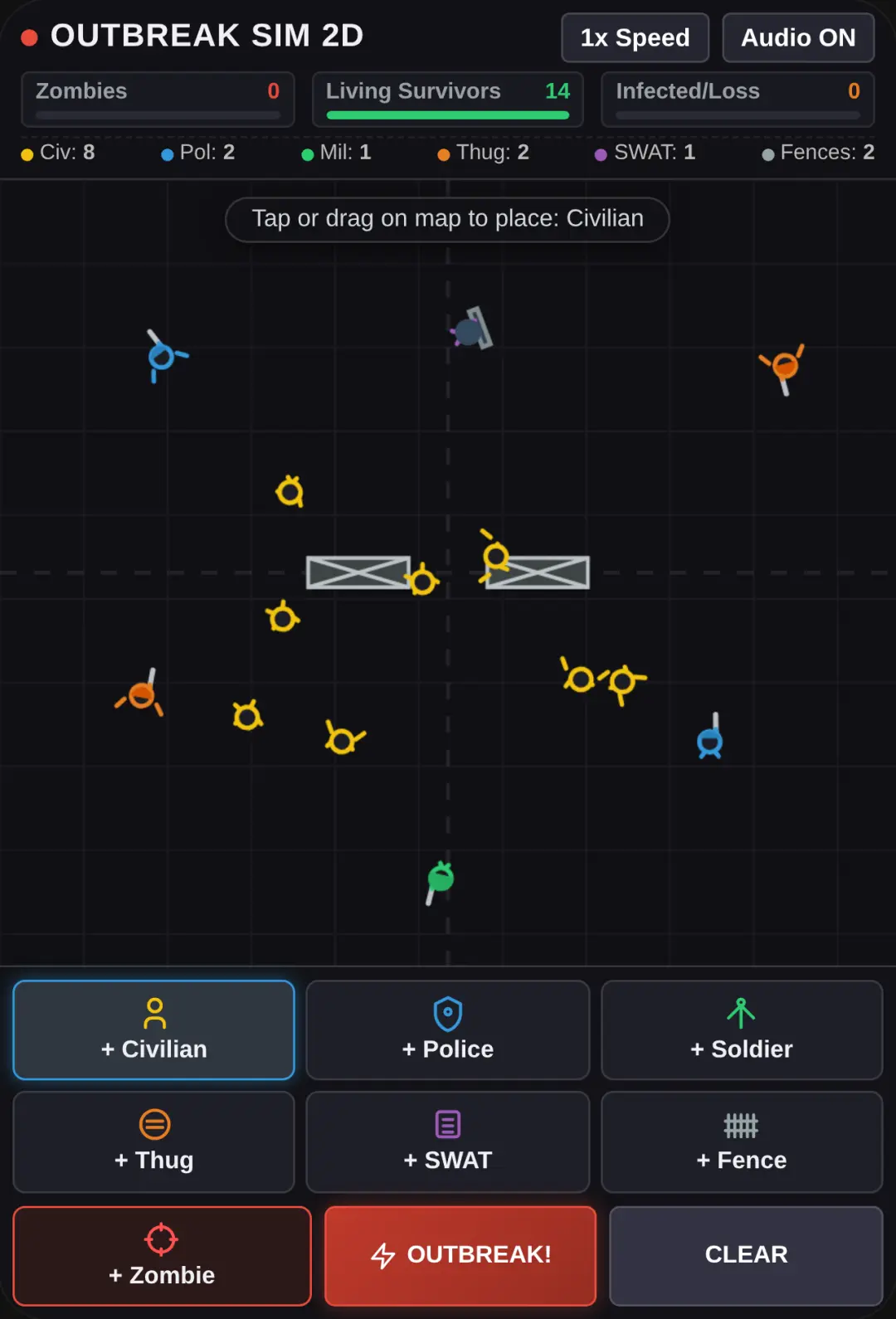 Stickman Zombie Outbreak Simulator cover
