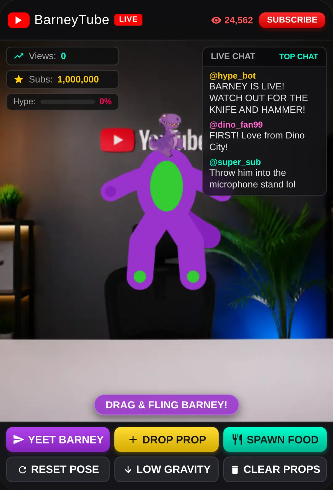 Barney YouTube Ragdoll Live cover