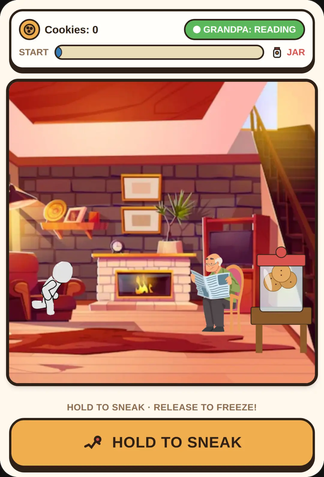 Grandpa's Cookie Jar - Sneak Game cover