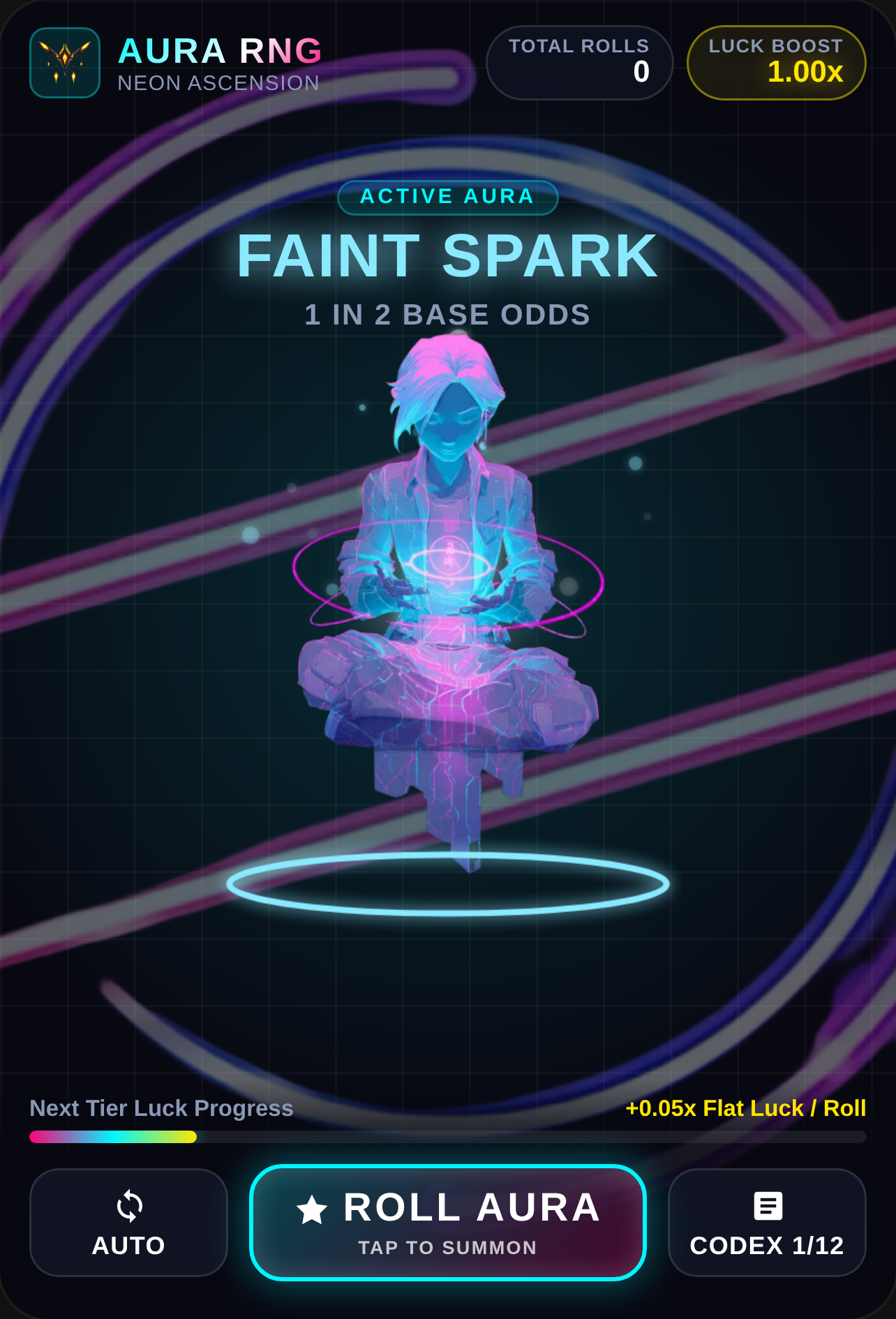 Aura RNG: Neon Ascension cover