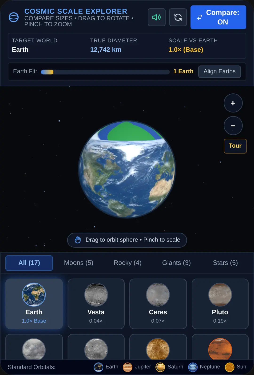 Cosmic Scale: How Small is Earth? cover