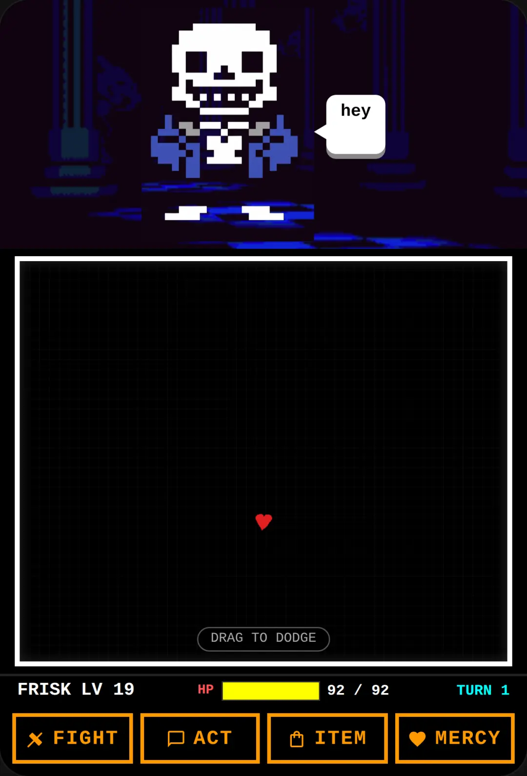 Sans Undertale Boss Battle cover