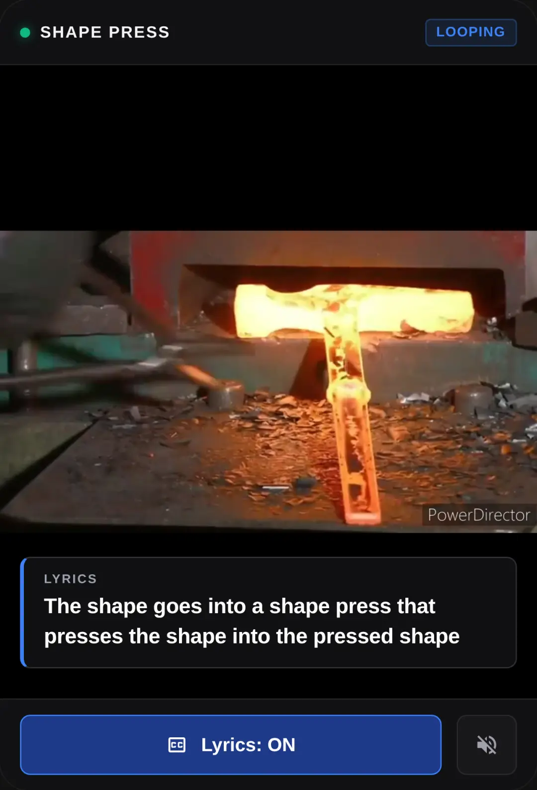 The shape goes into a shape press that presses the shape into the pressed shape cover