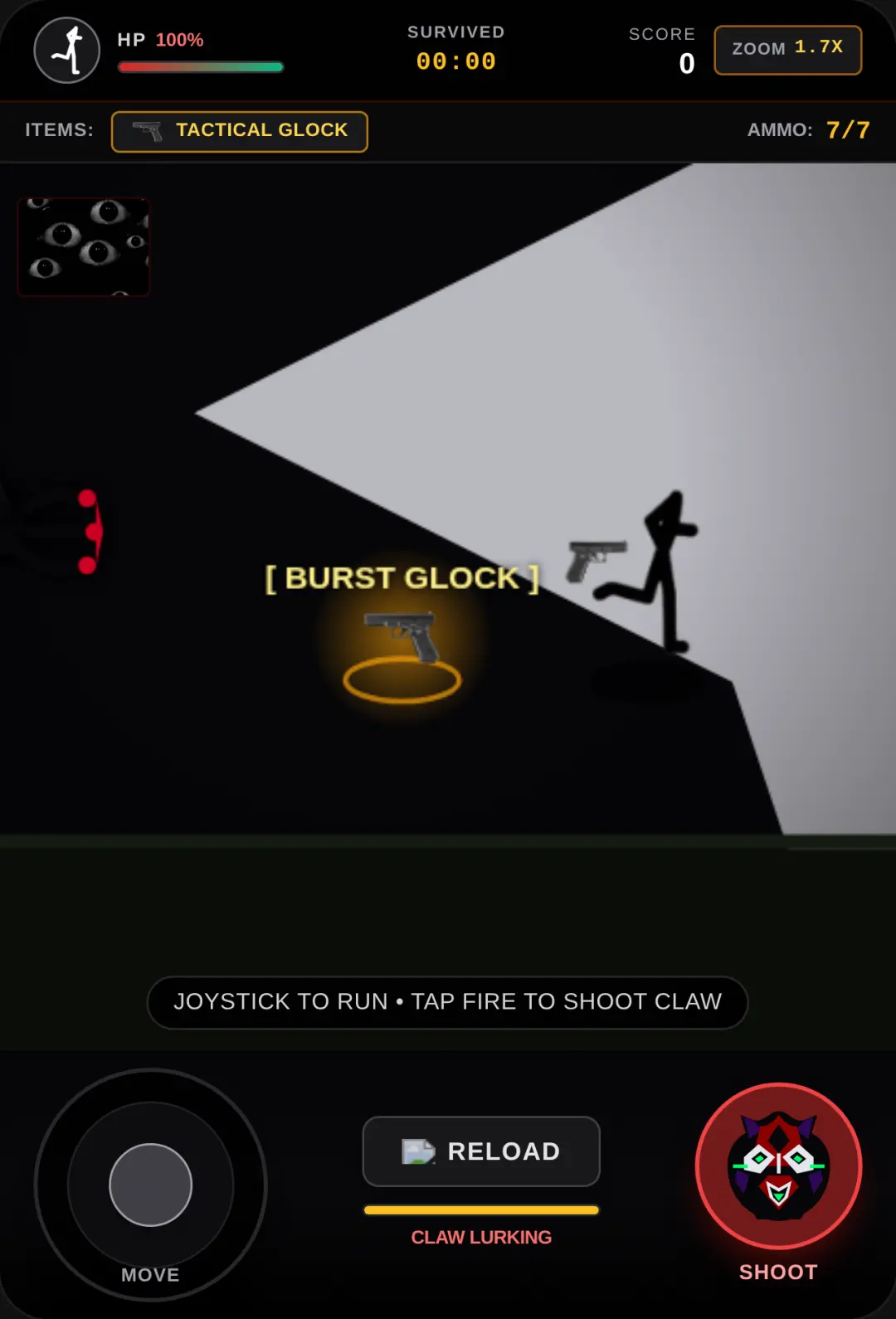 The Lurking Claw: Armed Survivor cover