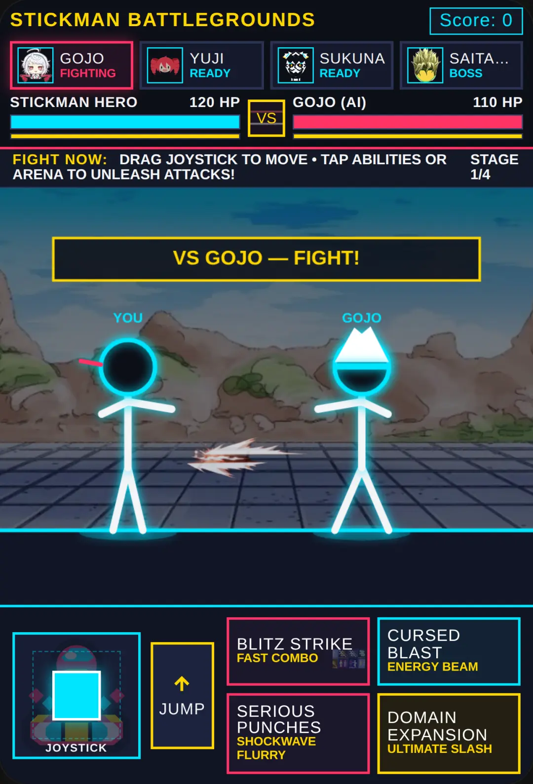 Stickman Anime Arena cover