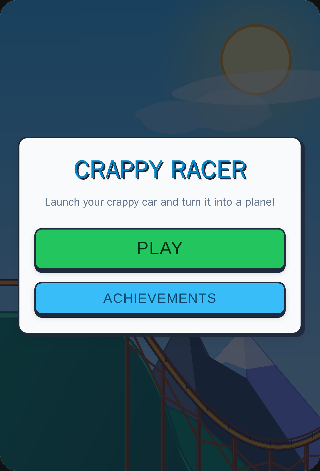 Crappy racer