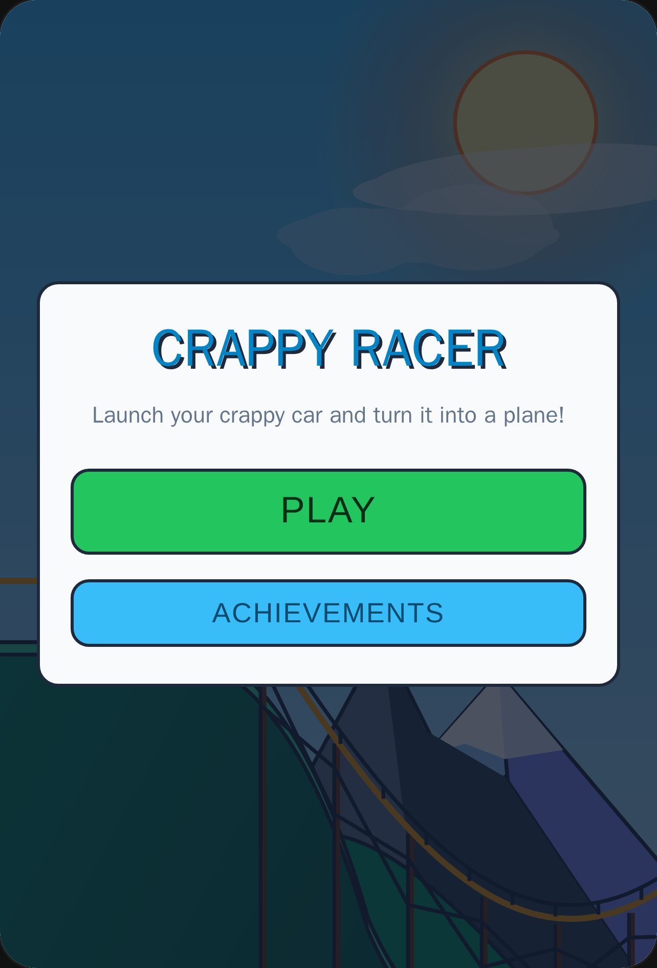 Crappy racer