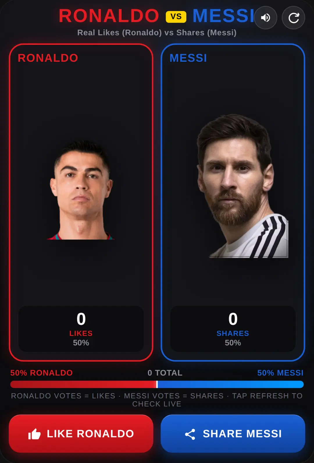 Ronaldo vs Messi cover