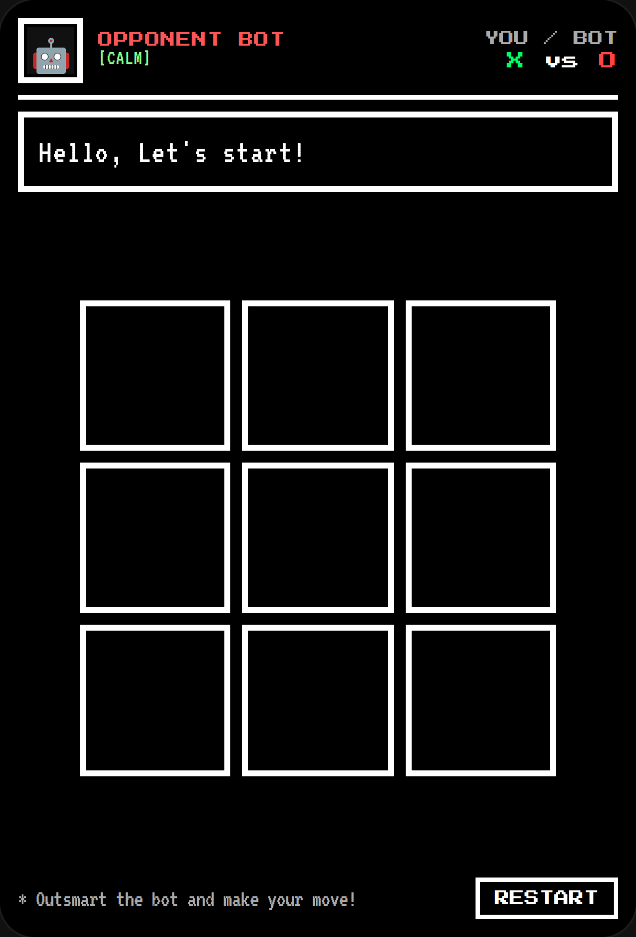 Tic-Tac-Toe:the Bot has Anger issues cover