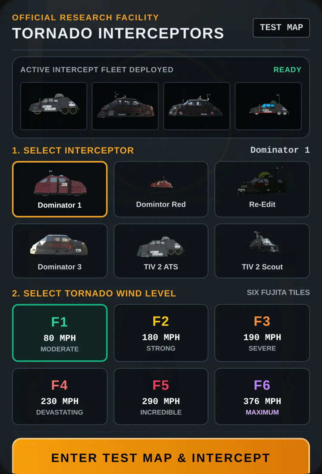 Tornado Interceptor: Test Map cover