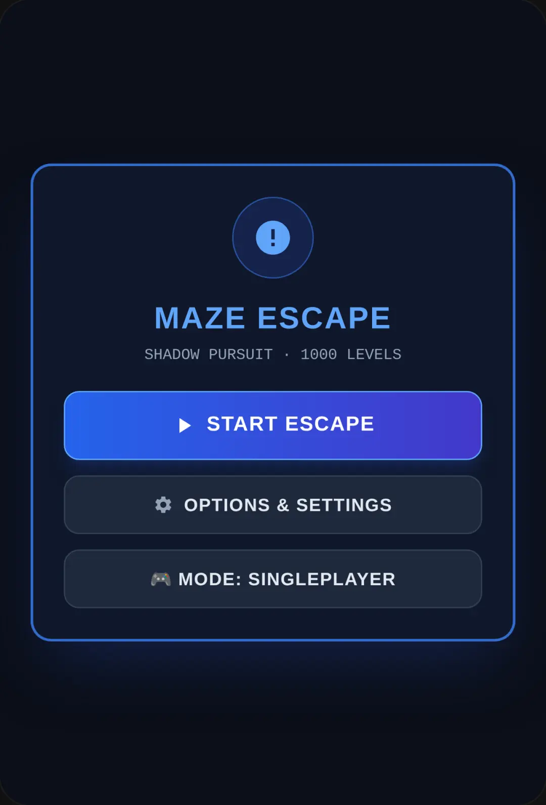 Maze Escape: Shadow Pursuit cover