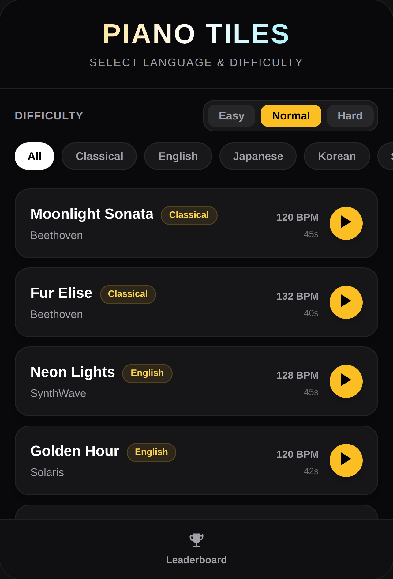 Piano Tiles: Global Rhythm cover