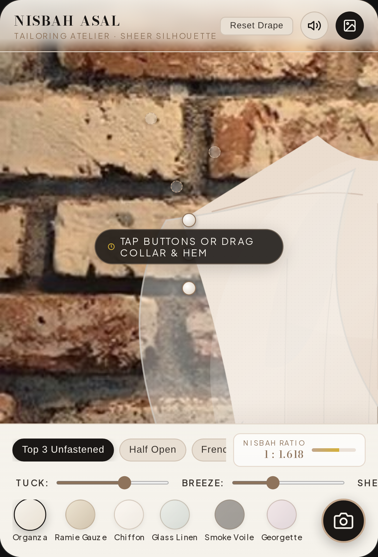 NISBAH ASAL · Sheer Tailoring Atelier cover