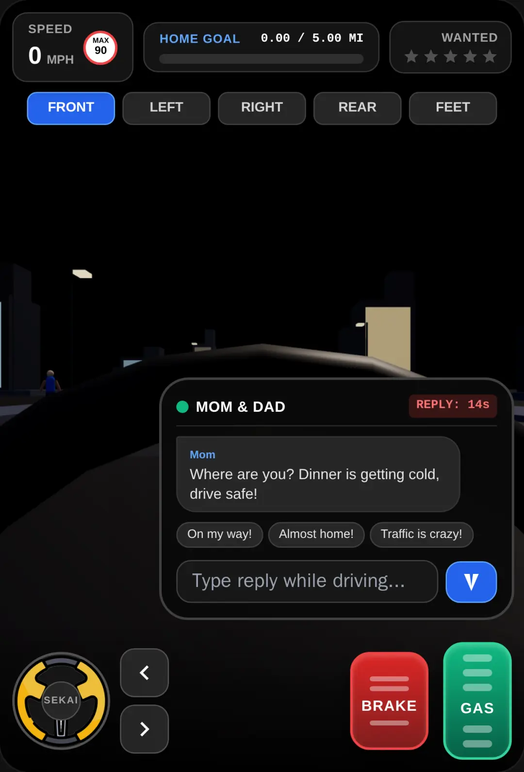 TextSim Simulator - Risky Text Driving cover