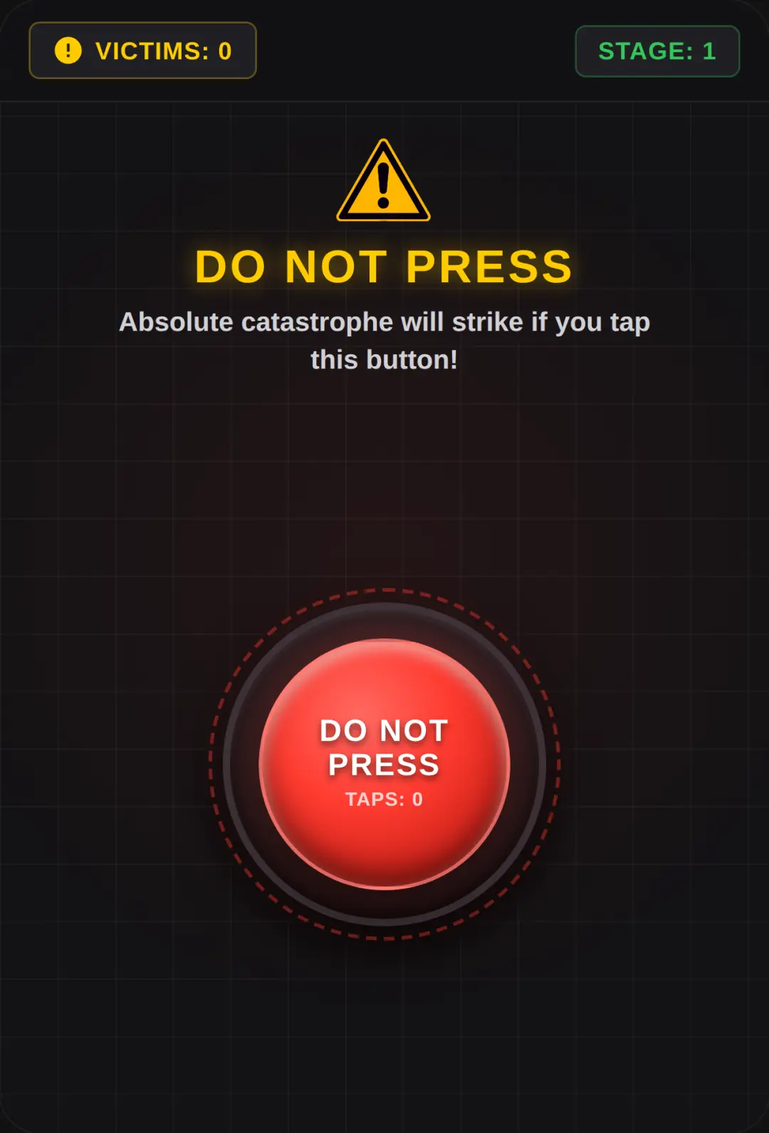Don't Press The Red Button cover