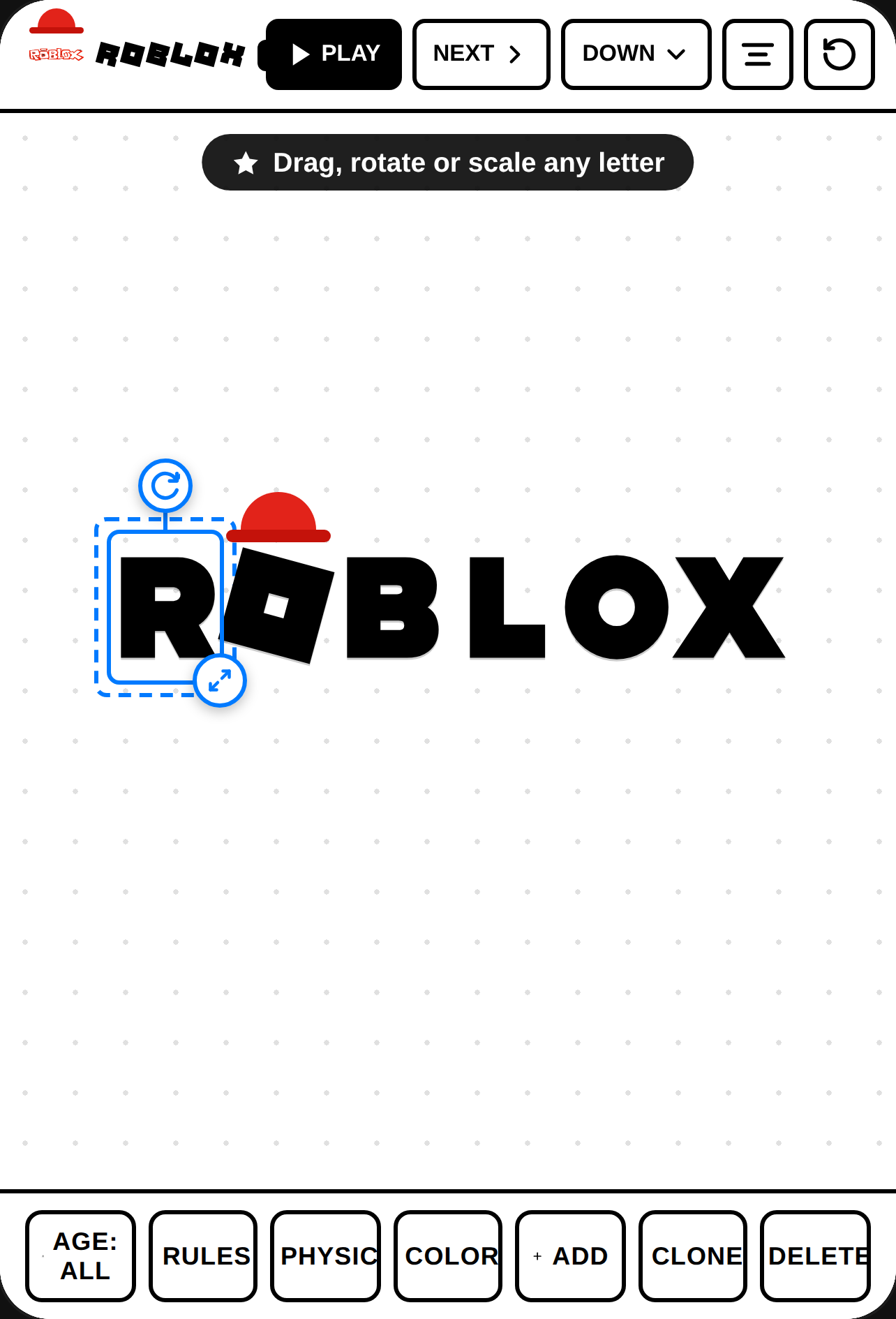 ROBLOX Logo Sandbox