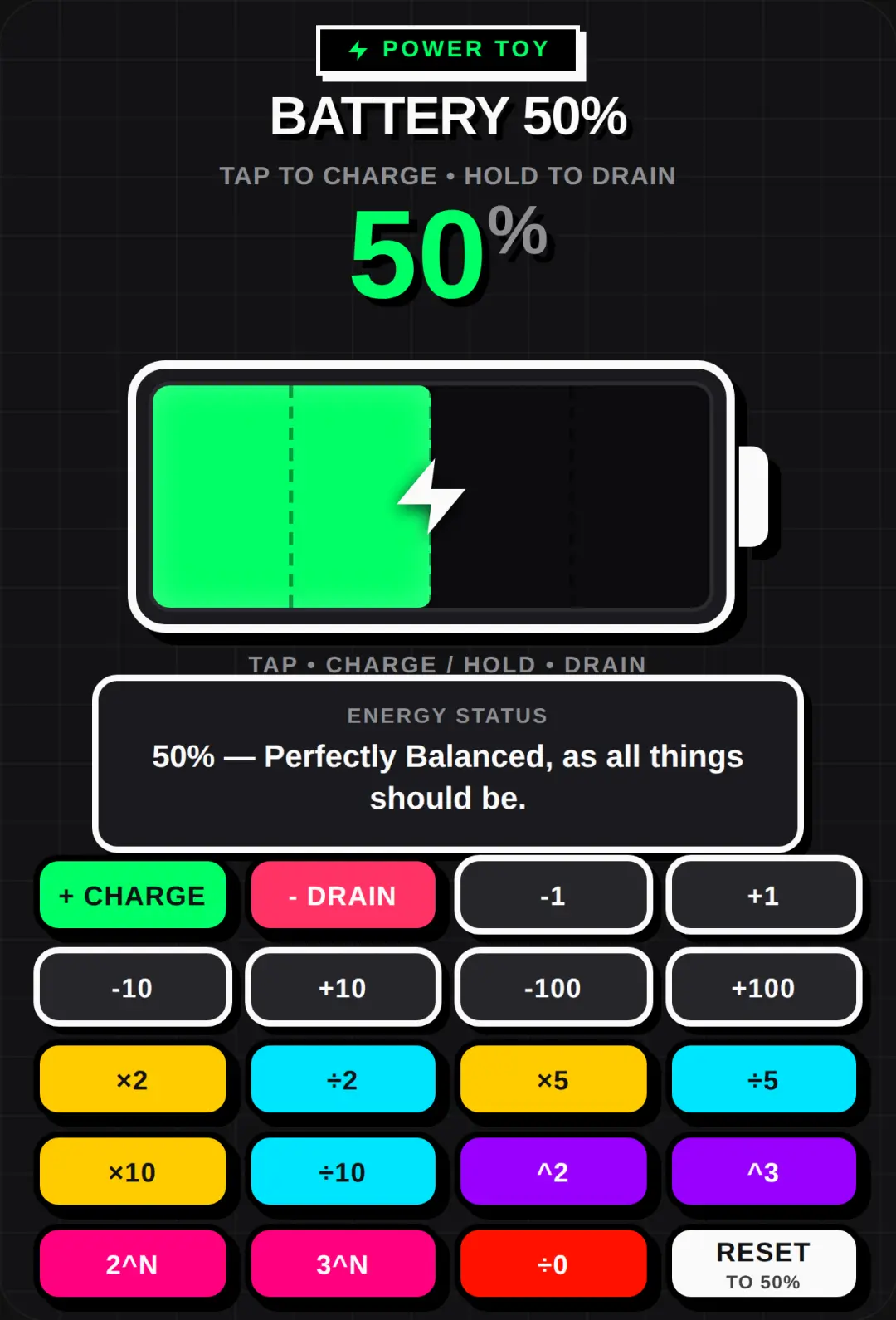 BATTERY THINGY #battery
