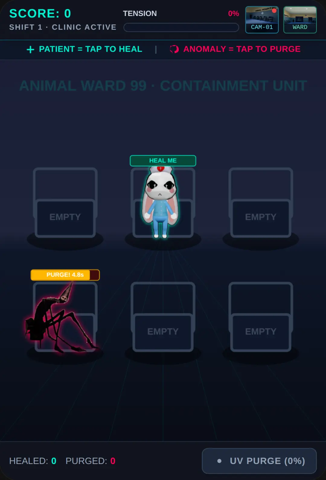 Animal Hospital: Containment Ward cover