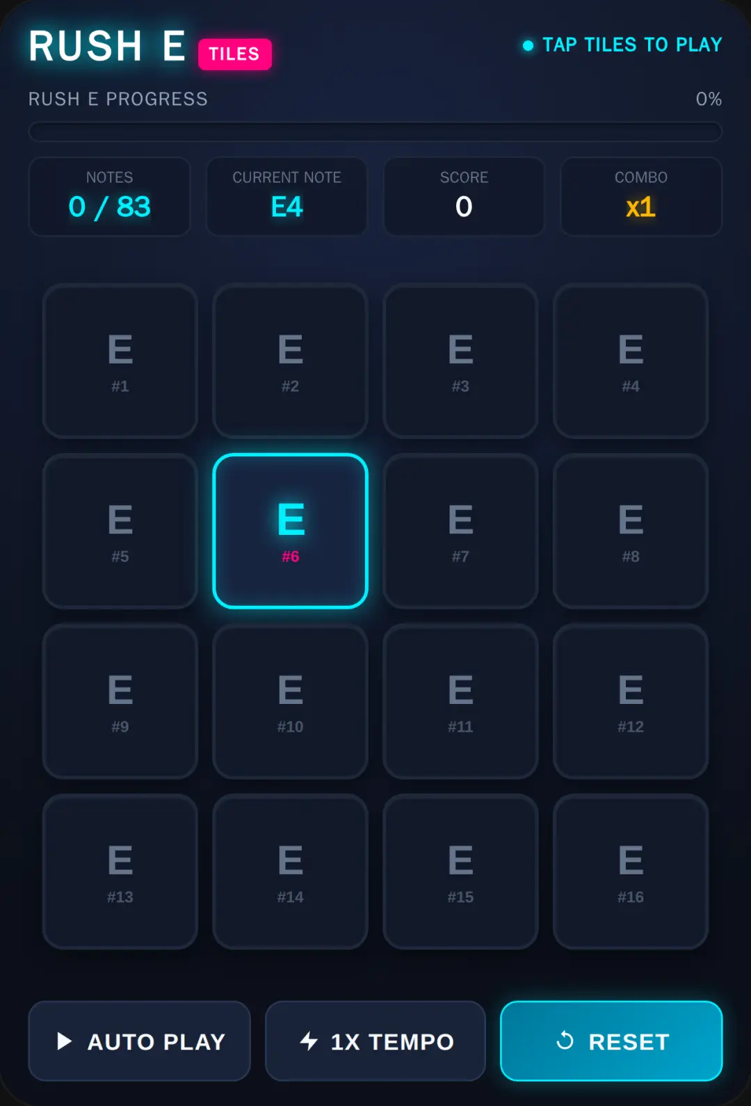 Rush E Tiles cover