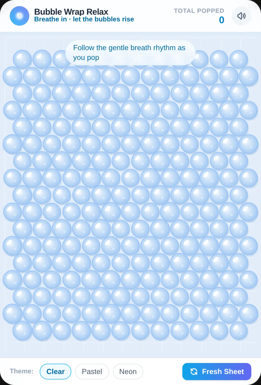 Bubble Wrap Relax cover