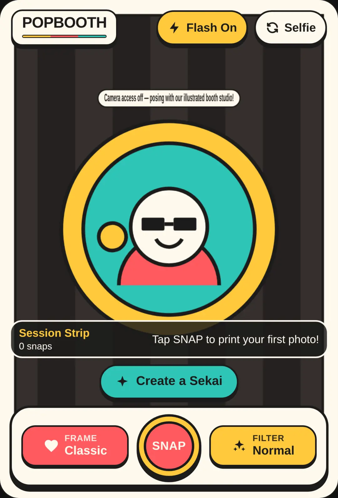 PopSnap Booth cover