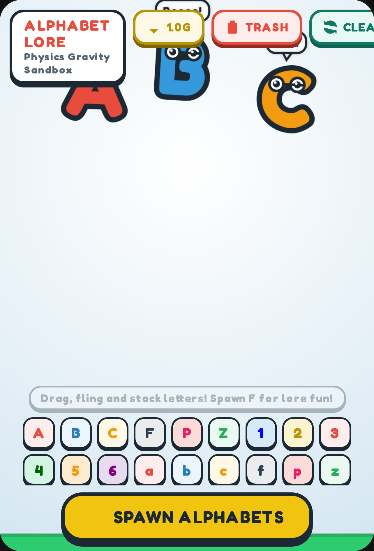 Alphabet Lore Sandbox cover