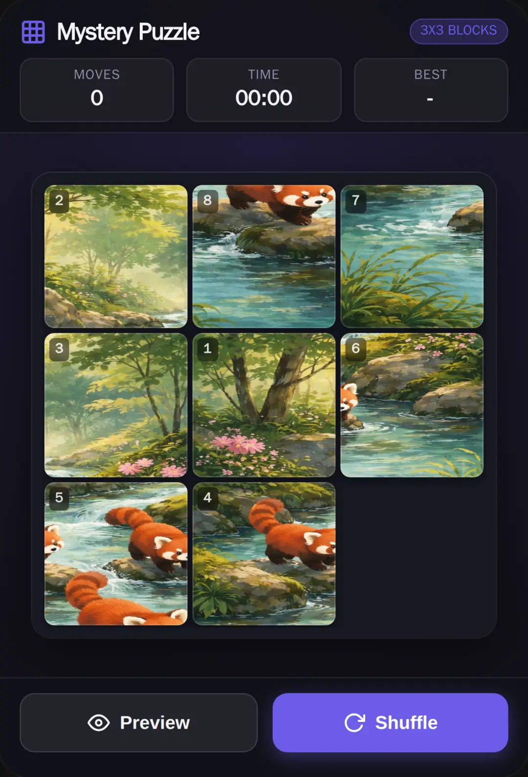 Mystery Slide Puzzle cover