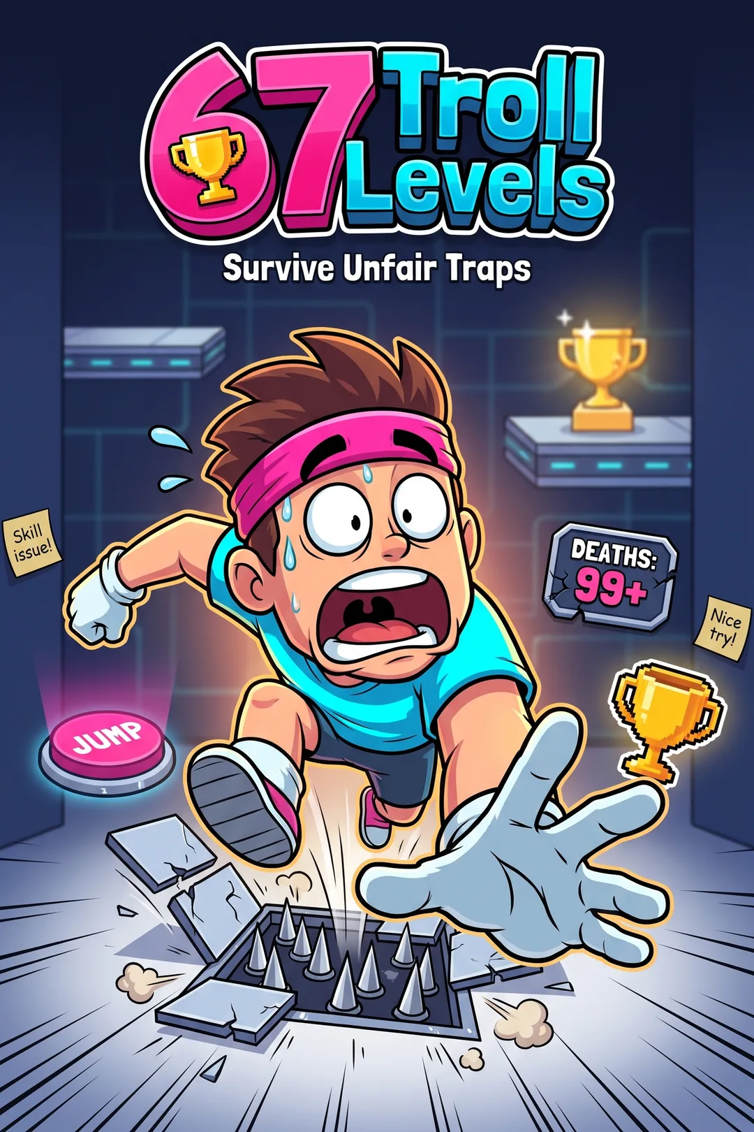 67 Troll Levels #TrollTower #TrollGame #TowerGame #MobileGame #3DGame #Gaming #GameShorts #FunnyGame #ViralGame #Gameplay