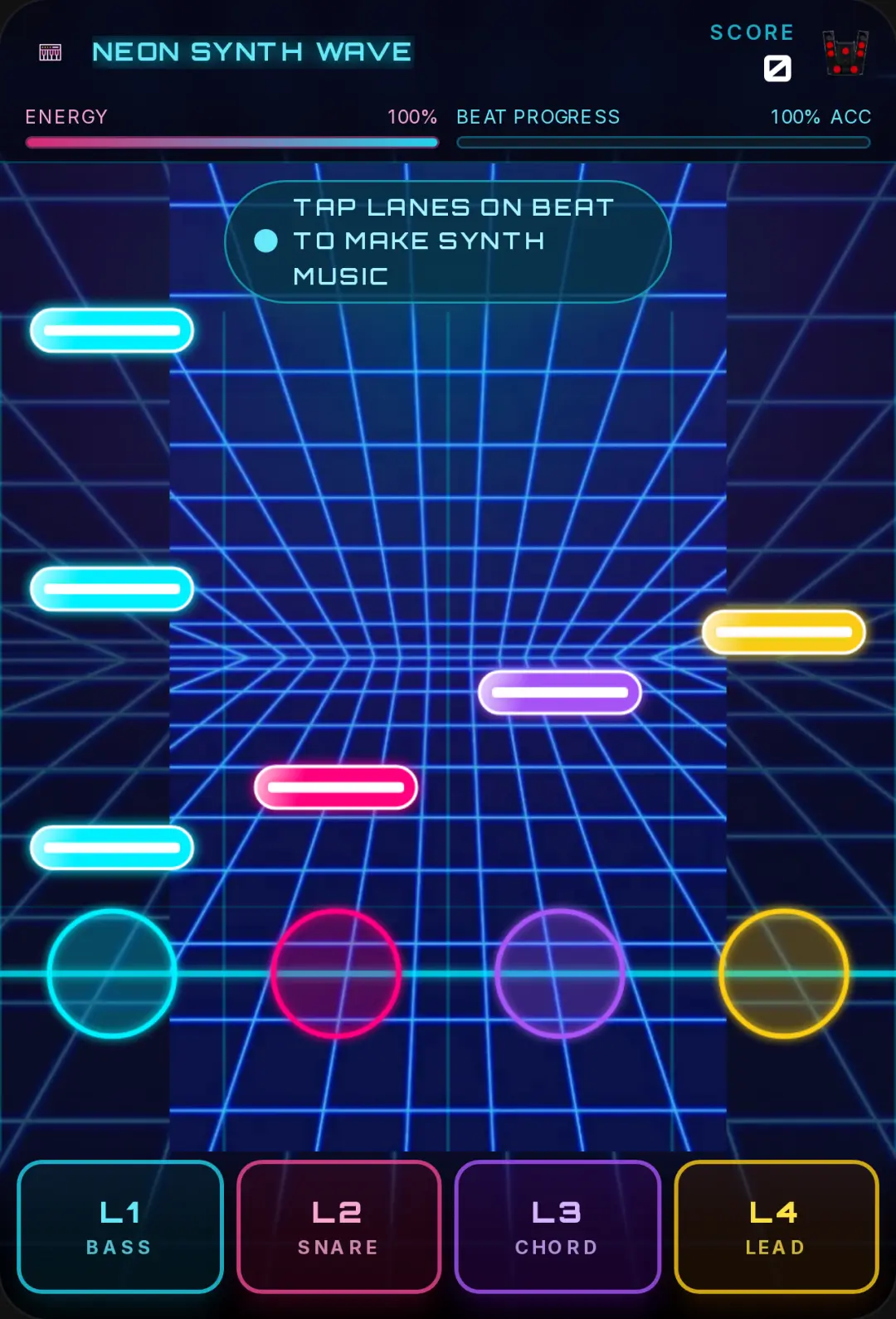NEON SYNTH WAVE cover