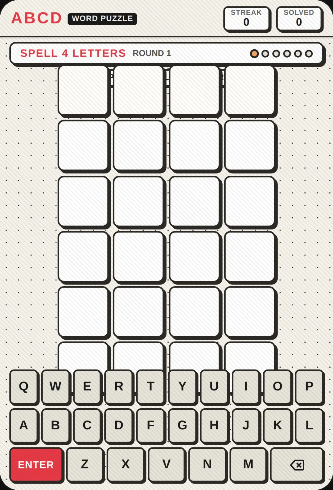 ABCD Word Puzzle cover