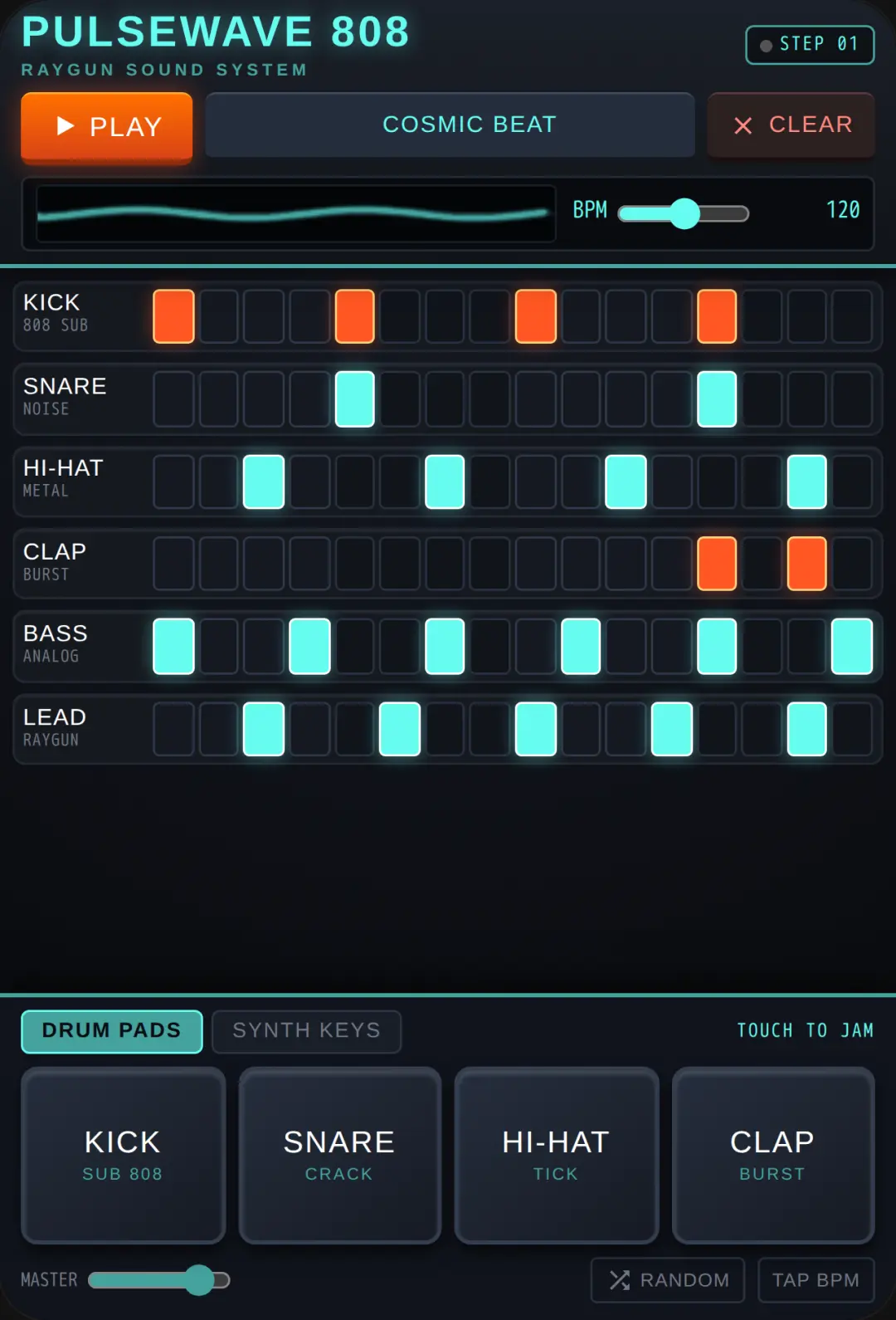 PULSEWAVE 808 - Atompunk Music Workstation cover
