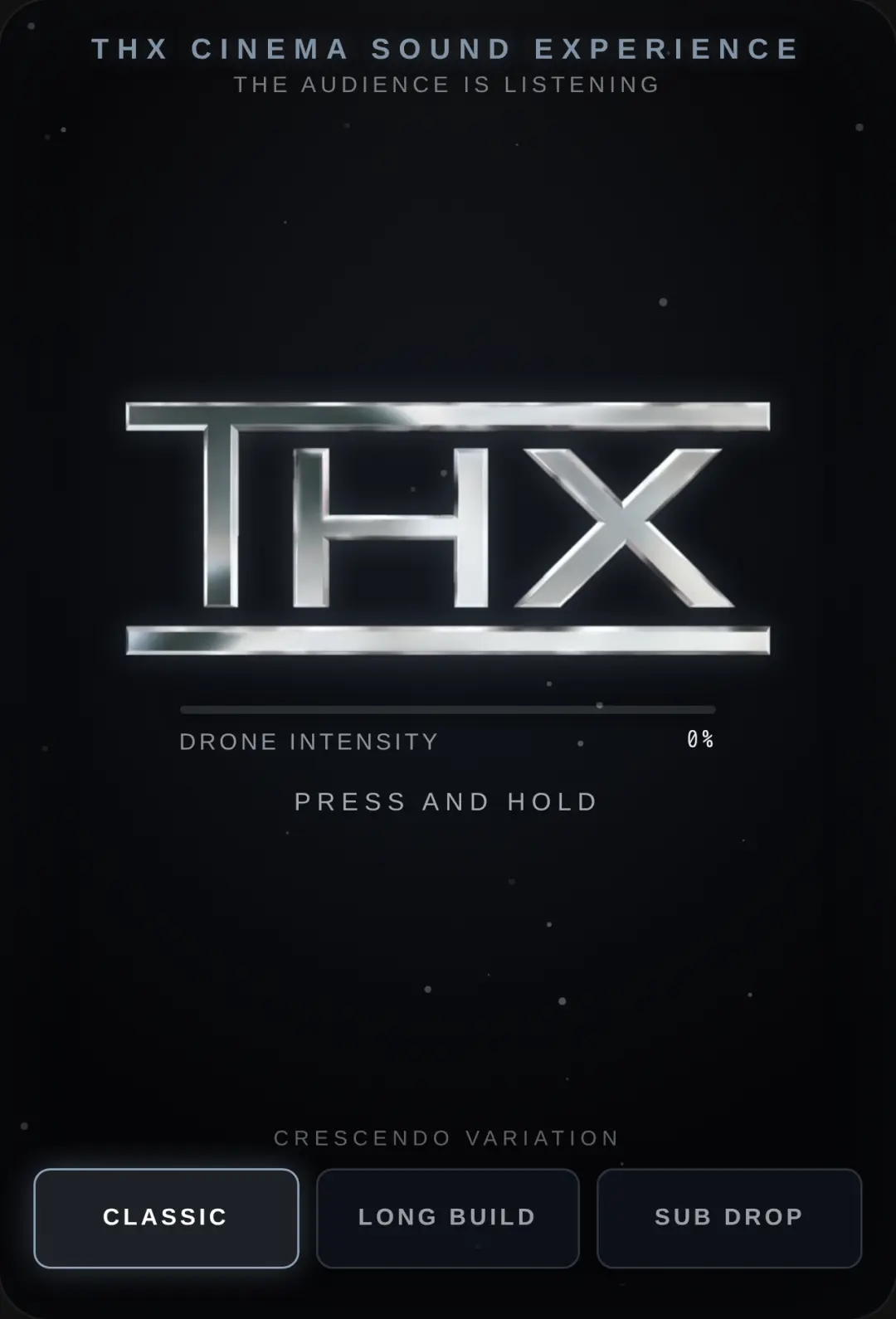 THX Sound Experience cover