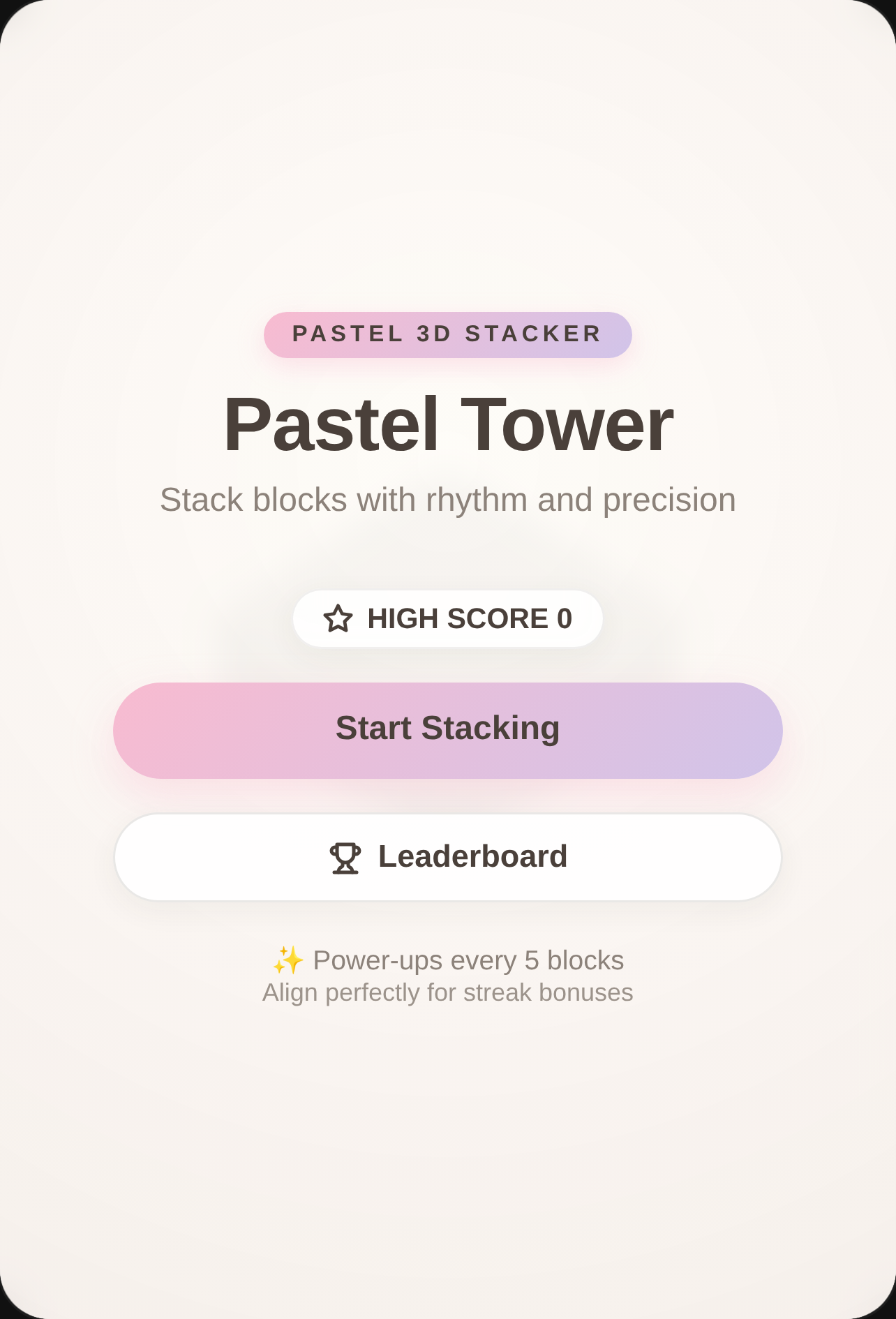 Pastel Tower Stack 3D cover
