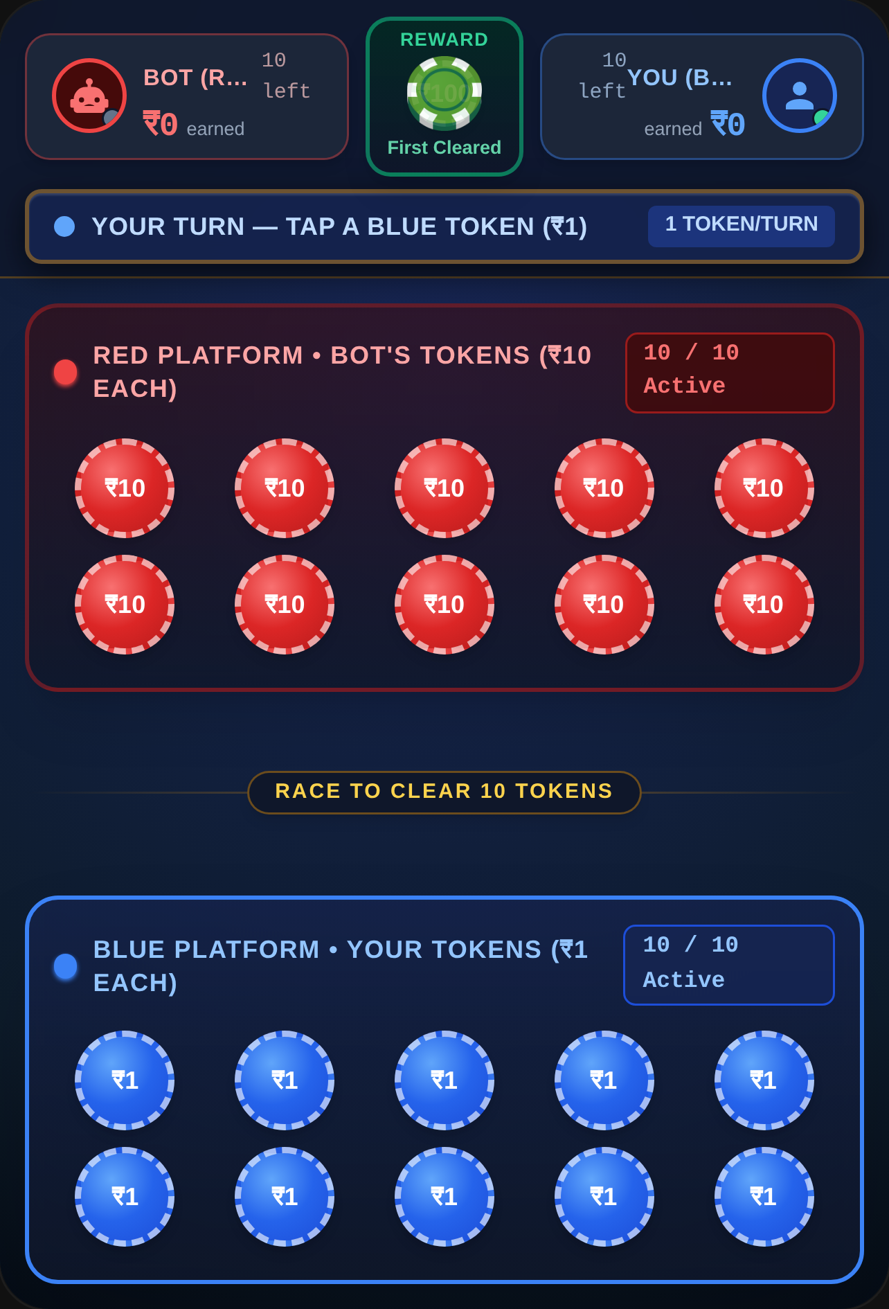 Token Showdown - Rupee Clash cover