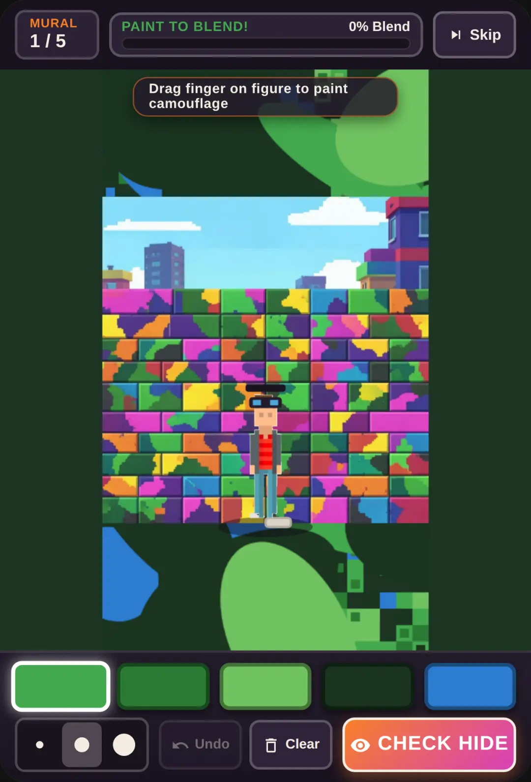 Pixel Street Camo cover