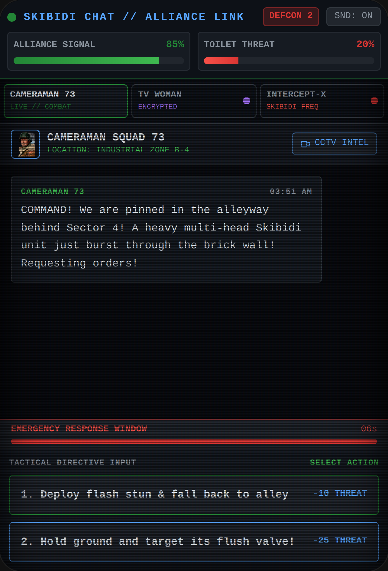 Skibidi Chat - Alliance Tactical Link cover