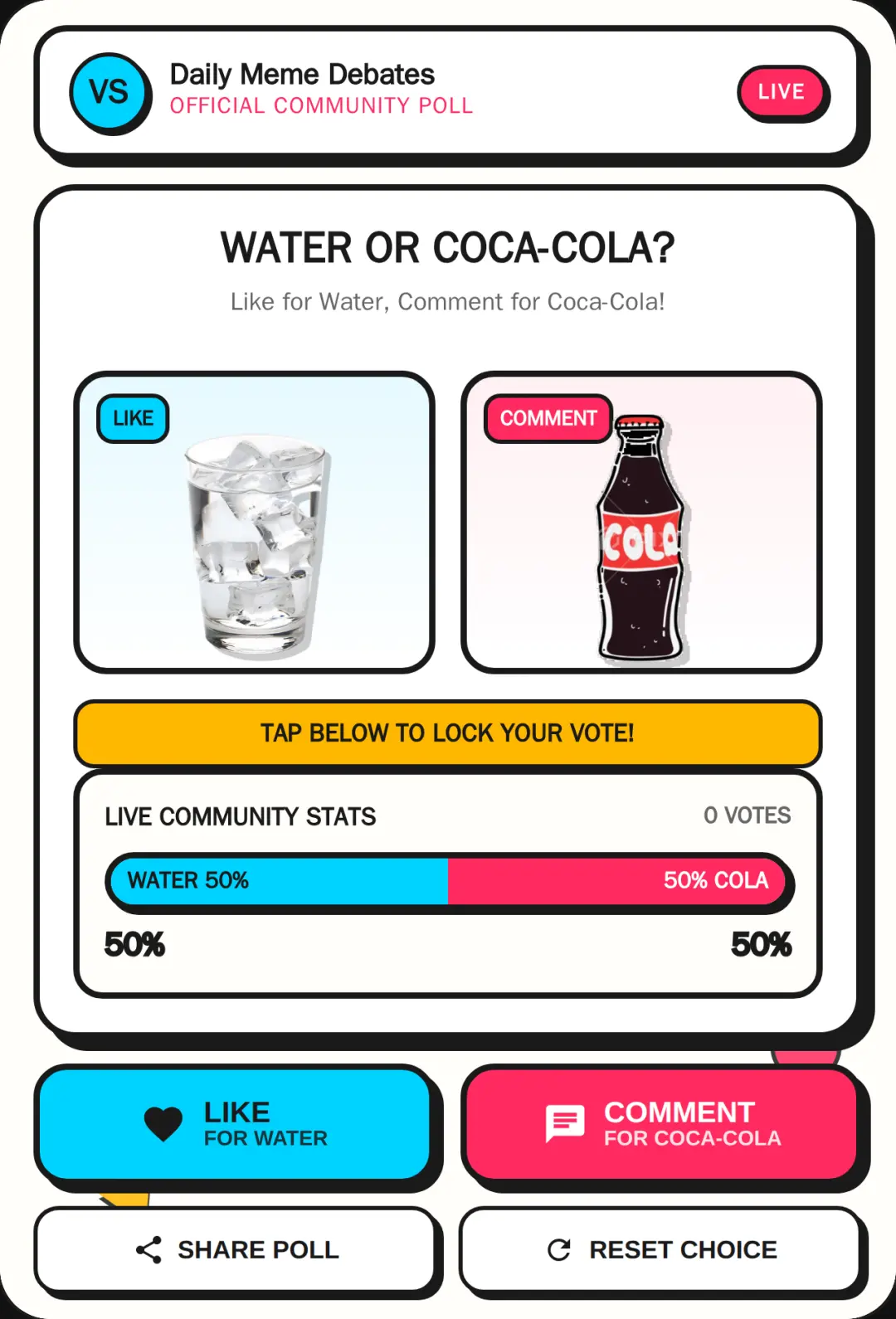 Water choose cover
