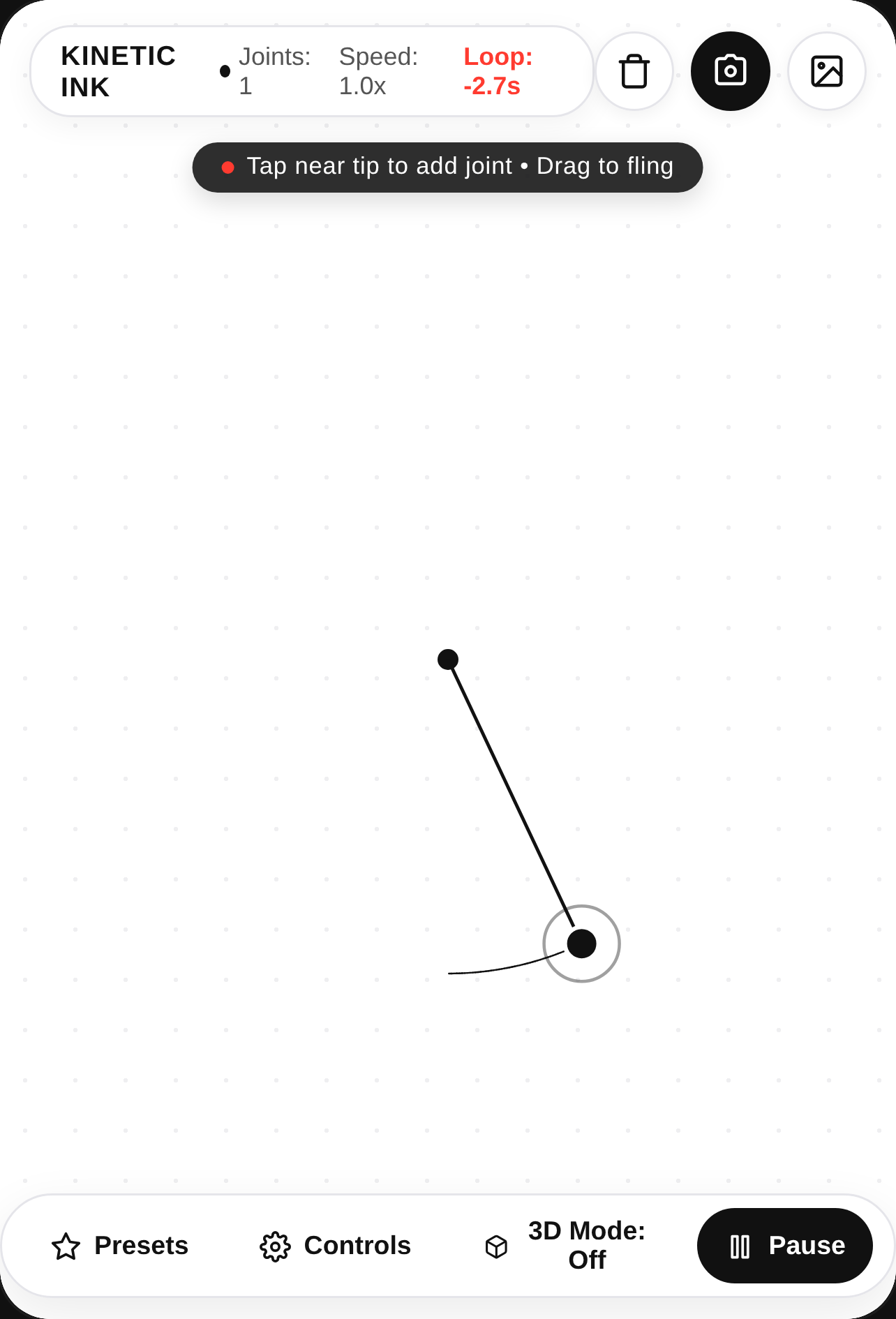 Kinetic Pendulum - Minimalist Ink cover