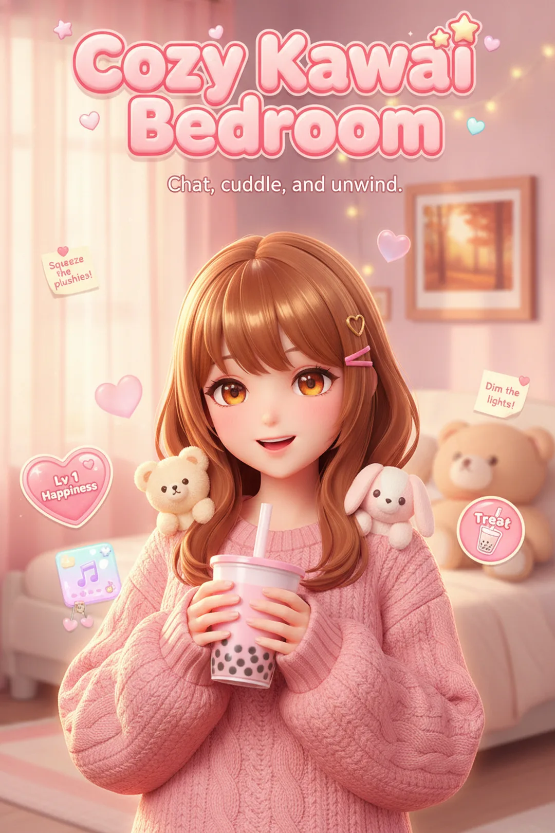 Cozy Kawaii Bedroom cover