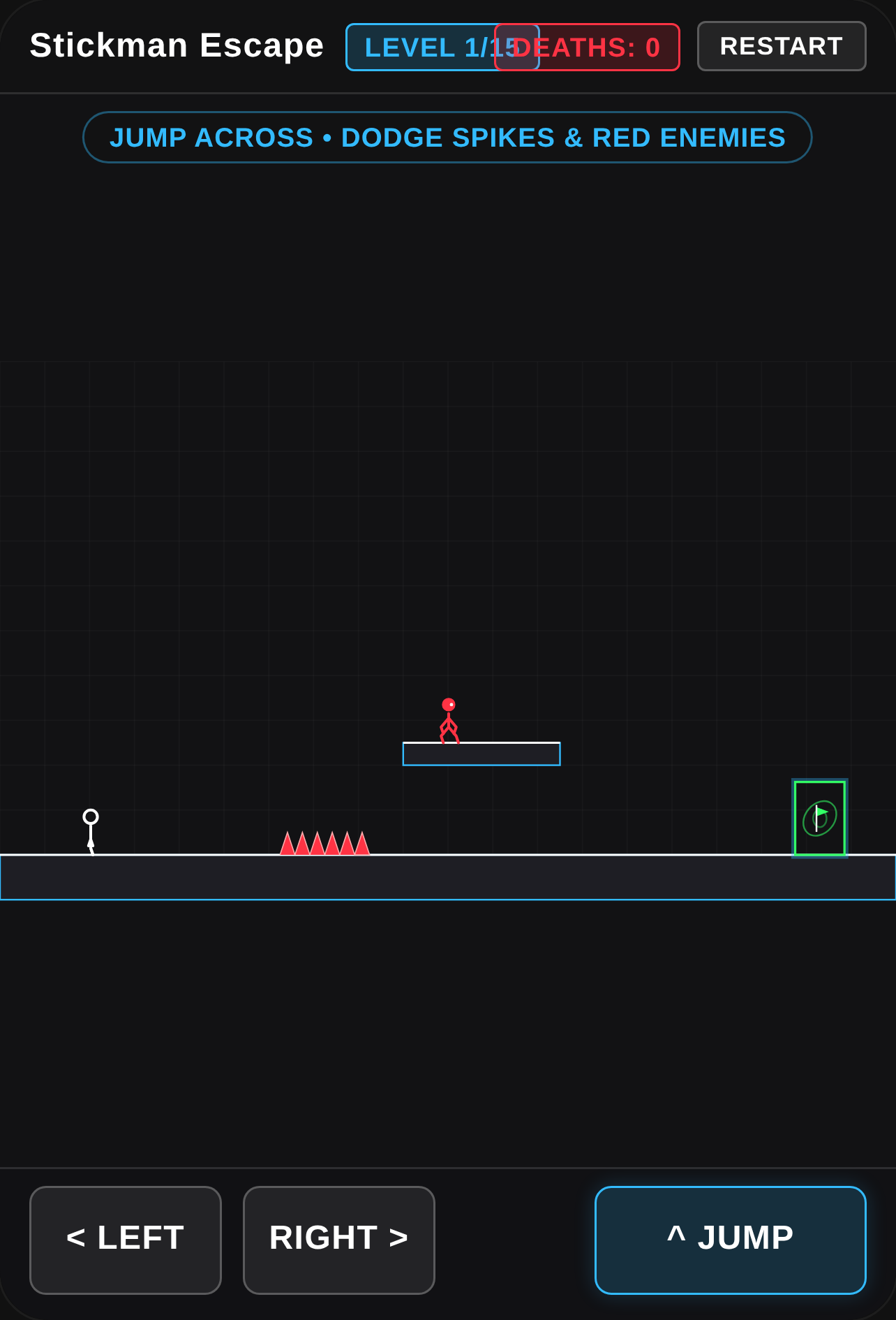 Stickman Escape - 2D Platformer cover