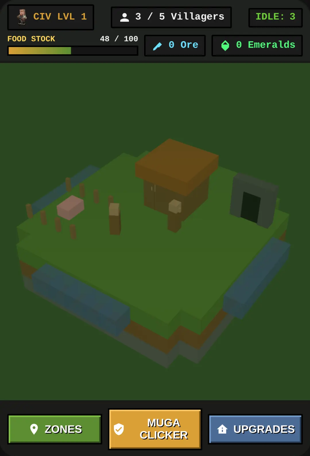 Villager Civilization 3D cool game cover