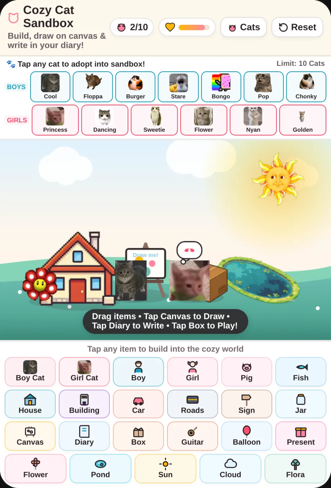 Cozy Cat Sandbox :D cover