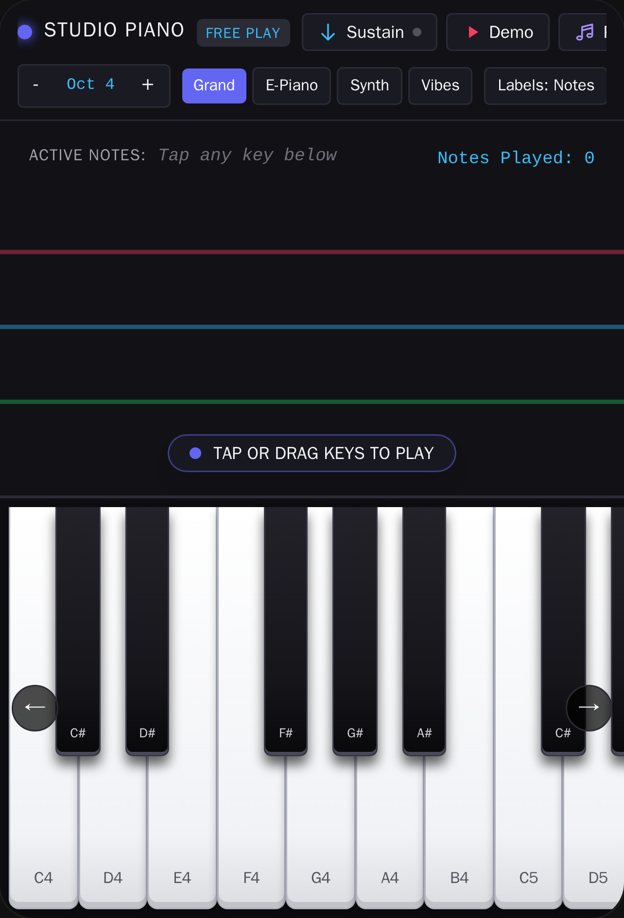 Studio Piano cover