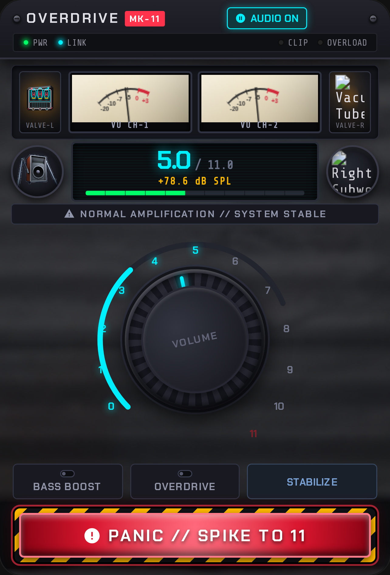 OVERDRIVE MK-11 // Volume Intensity Simulator cover